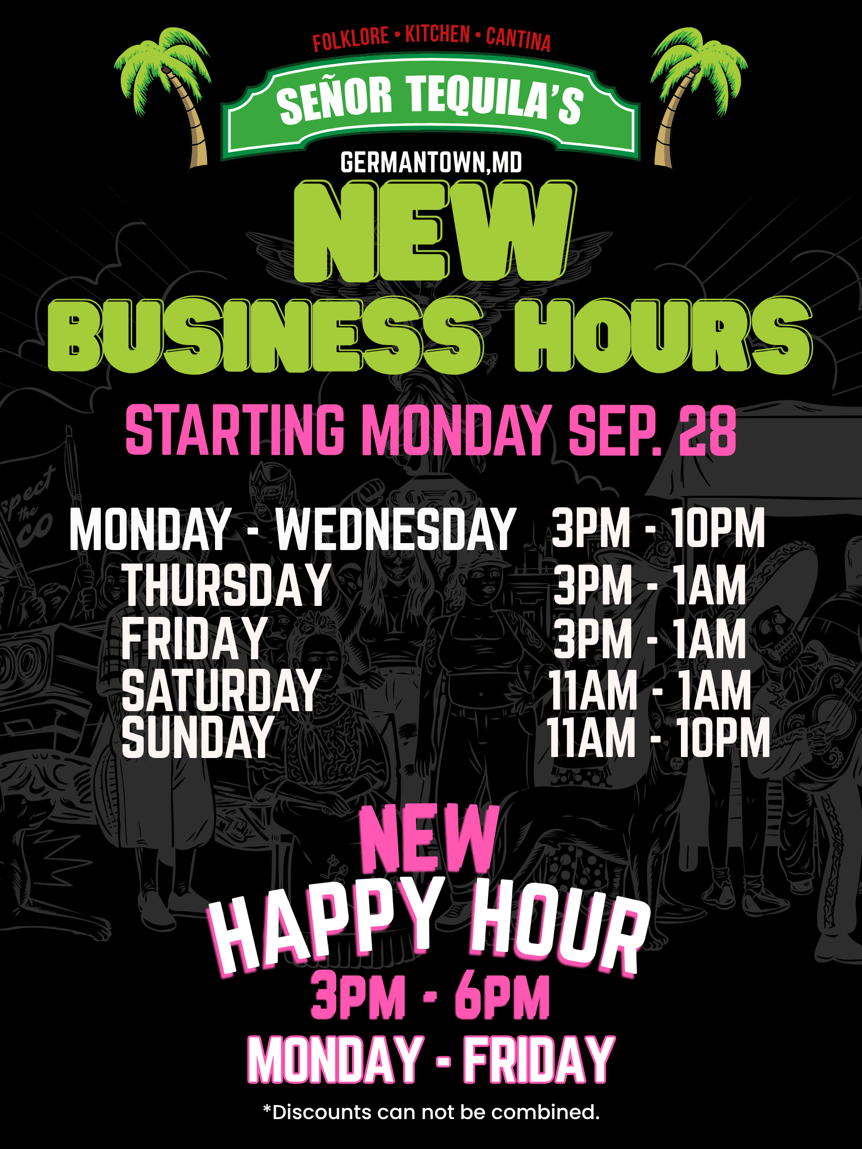 NEW HOURS